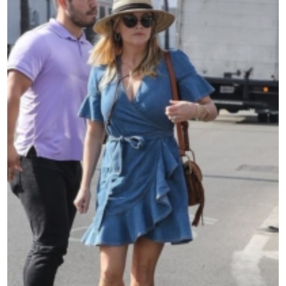 🆕Draper James Chambray Wrap Dress